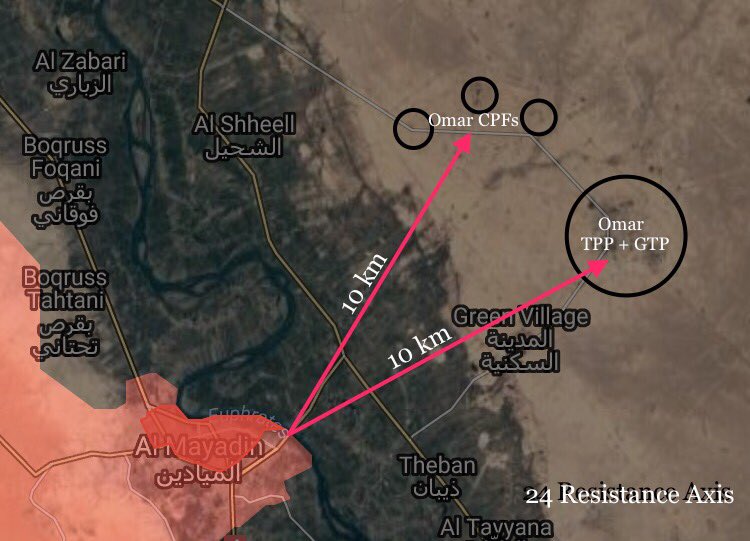 In Maps: Liberation Of Mayadin City From ISIS By Syrian Army