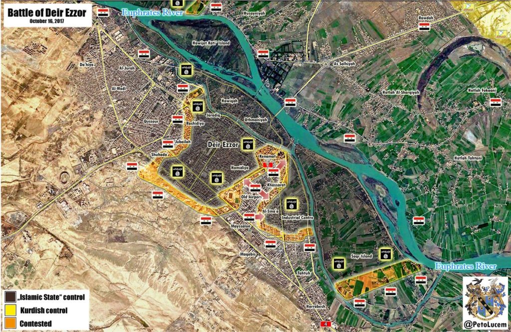 ISIS Becomes Closer To Total Defeat In Deir Ezzor City As Syrian Army Divides ISIS-held Area Into Two Separate Parts