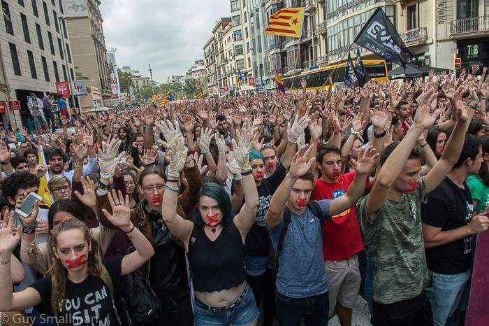 Catalonia To Start National Strike Over Police Violence During Sunday Referendum