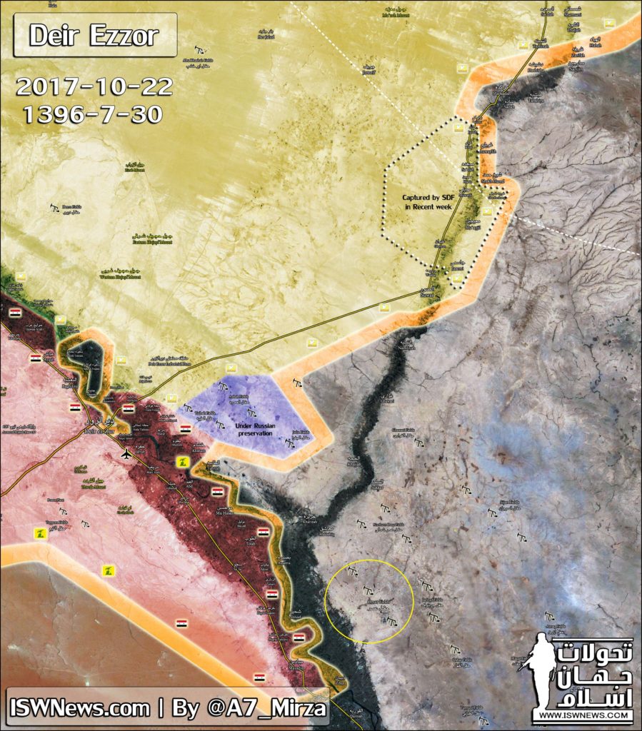 Turksih State-Run Media Fails To Find Syria's Omar Oil Fields, Releases Map Showing Them Northwest Of Deir Ezzor