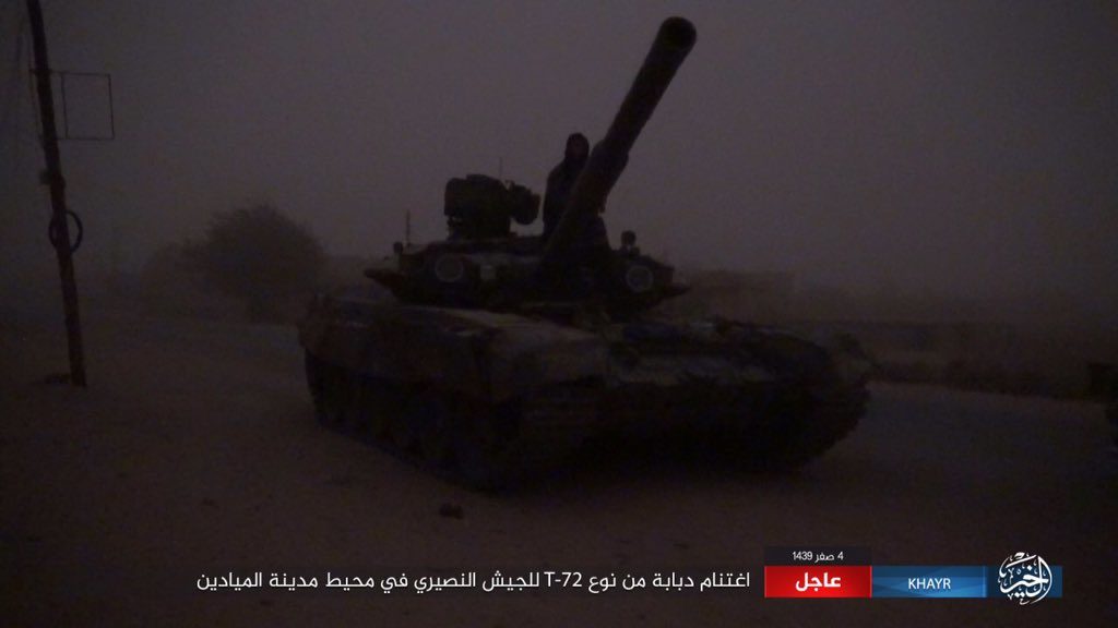 ISIS Captured Russian-Made T-90 Battle Tank From Government Forces Near Al-Mayadin