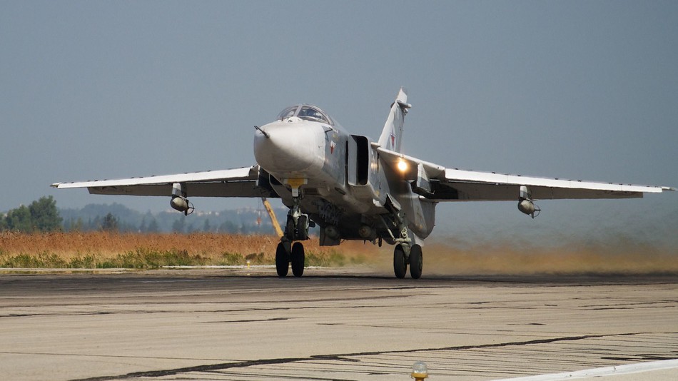 Recent Attack Of Russian Su-24 Bombers Destroyed HTS Camp, Vehicles In Greater Idlib (Video)