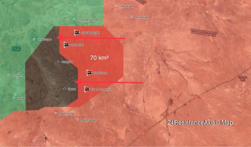 Map Update: Syrian Troops Liberate 4 More Villages In Northeastern Hama