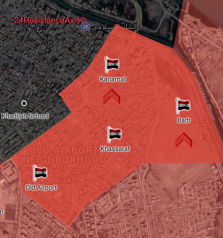 Tiger Forces Liberated 4 Neighborhoods From ISIS In Deir Ezzor City (Maps)