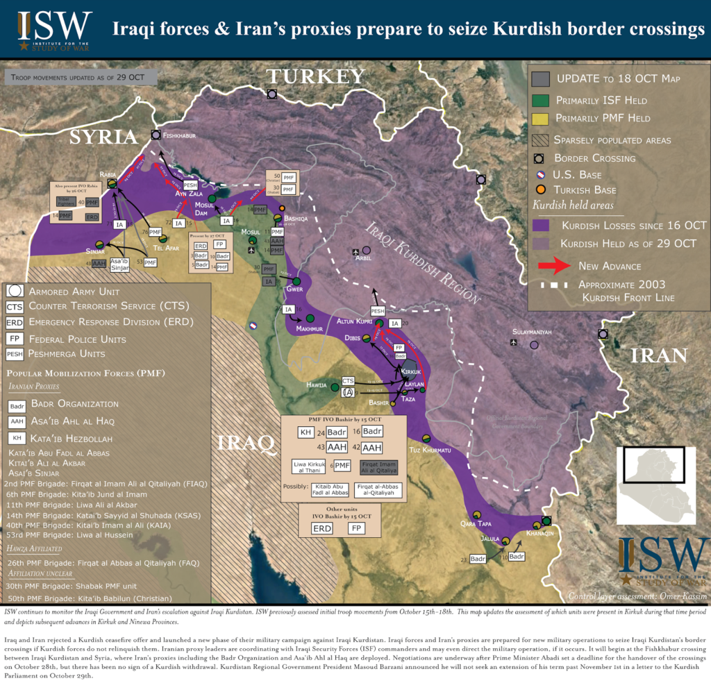 Mainstream Agenda: Iran Is Guilty In Iraqi Operation Against Separatist Kurdistan Regional Government