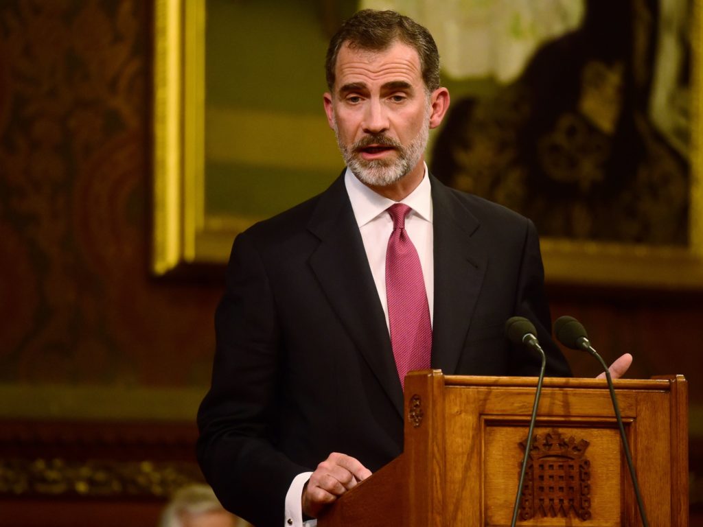 King of Spain Accuses Catalonian Leaders Of Placing Themselves Outside Law