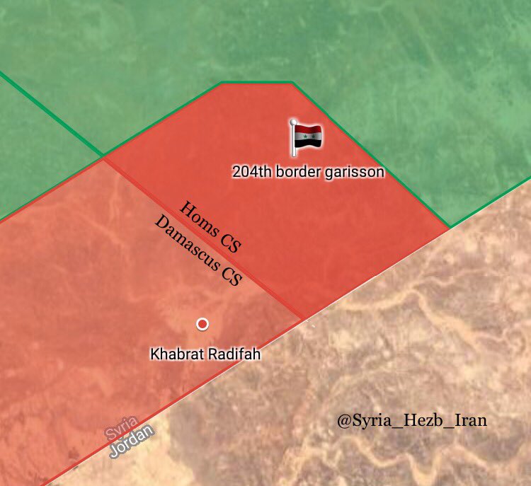 Syrian Army Takes Control Of 9 Garrisons Along Border With Jordan (Maps)