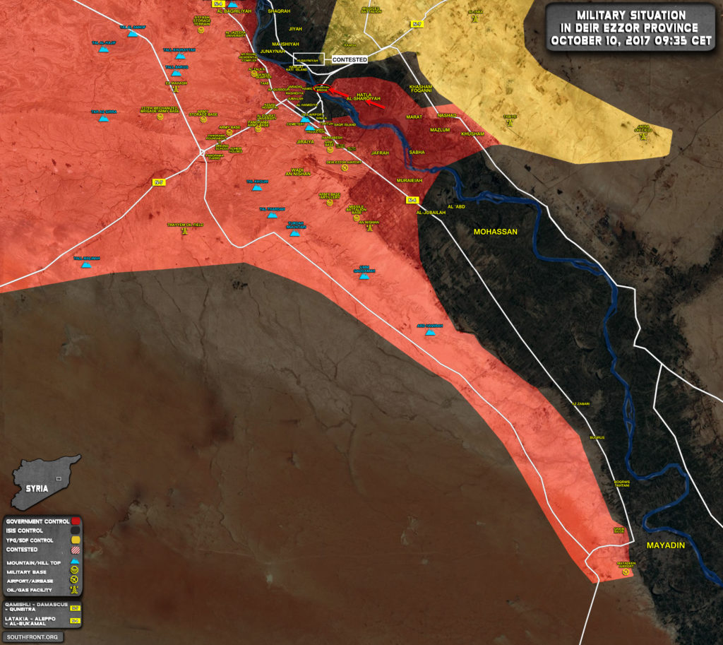 Syrian Troops Captured Siyasiyah Bridge North Of Deir Ezzor City (Map)