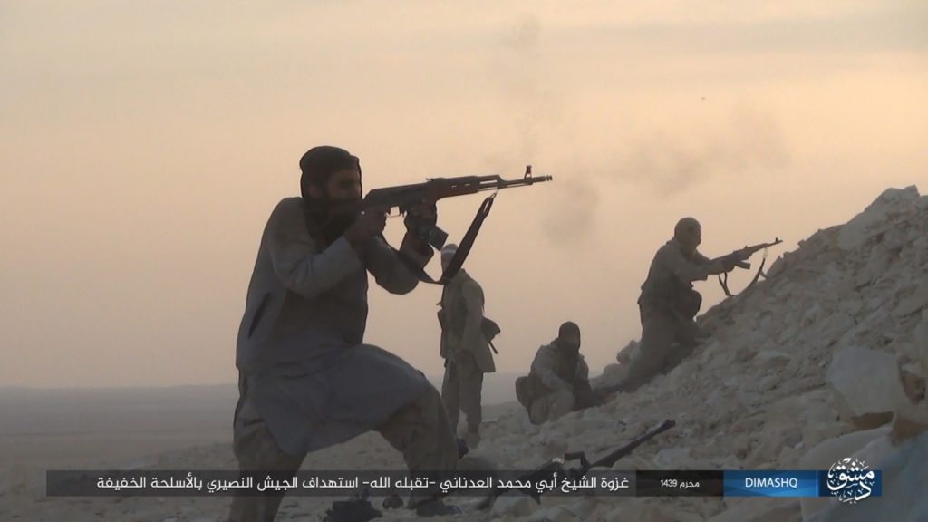 ISIS Releases Photo Set From al-Qaryatayn Countryside, Confirms Its Had Notable Force In Area