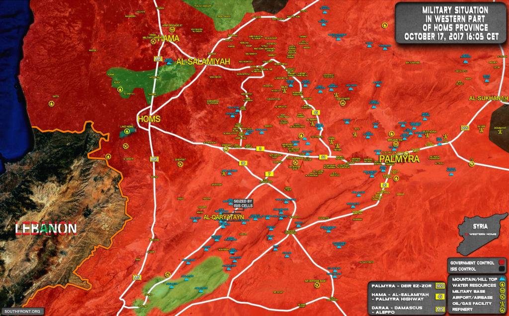 Syrian Army Cleared Entire Eastern Salamiyah Countryside From ISIS Terrorists (Maps)