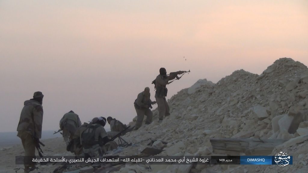 ISIS Releases Photo Set From al-Qaryatayn Countryside, Confirms Its Had Notable Force In Area