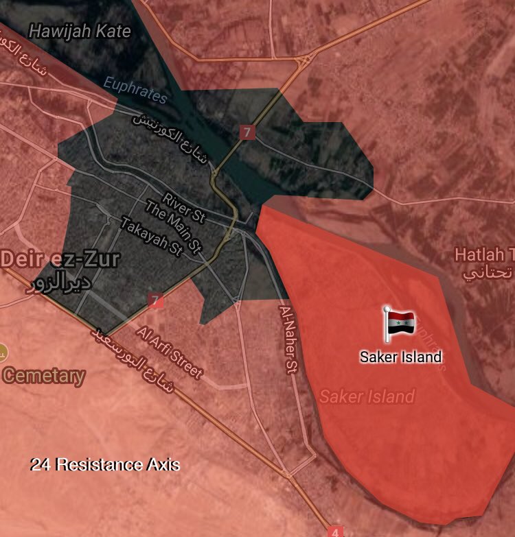 Syrian Army Liberates Saqr Island From ISIS In Eastern Deir Ezzor (Maps)