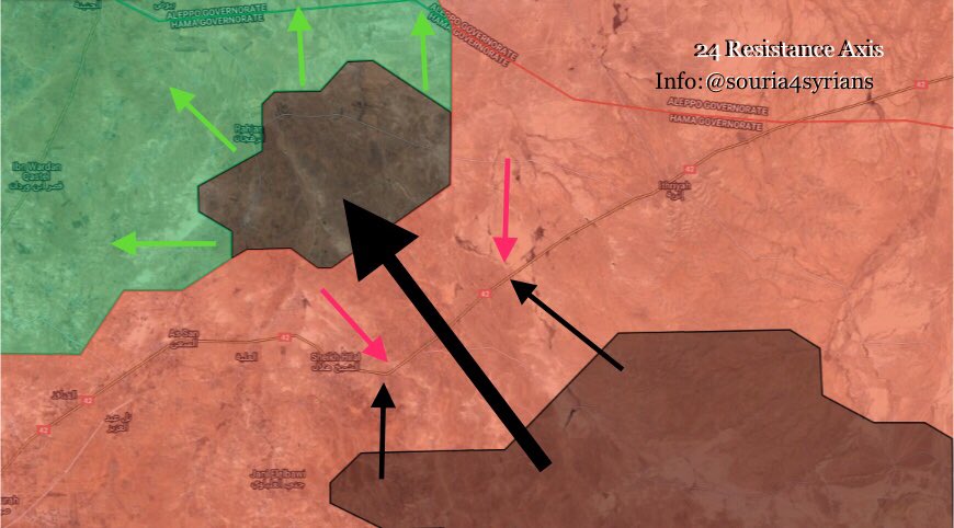 Military SItuation In Northern Hama Following ISIS Attack Against Hayat Tahrir al-Sham (Maps)