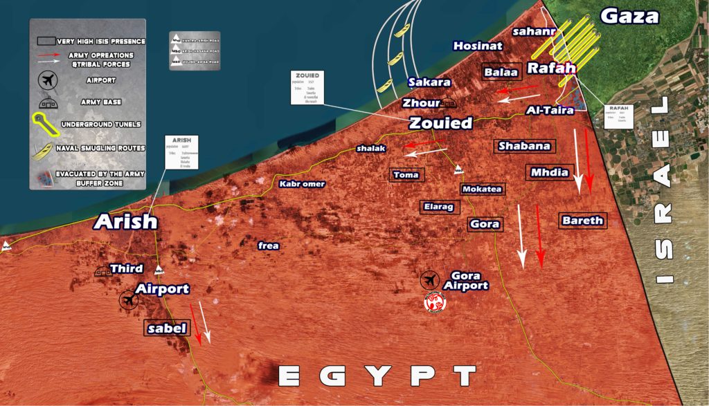 Egyptian Army Suffers Casualties In Failed Attack Against ISIS Near al-Midan (Photos, Map)