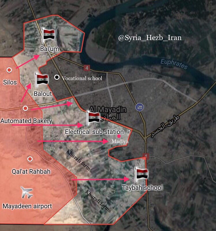 In Maps: Liberation Of Mayadin City From ISIS By Syrian Army