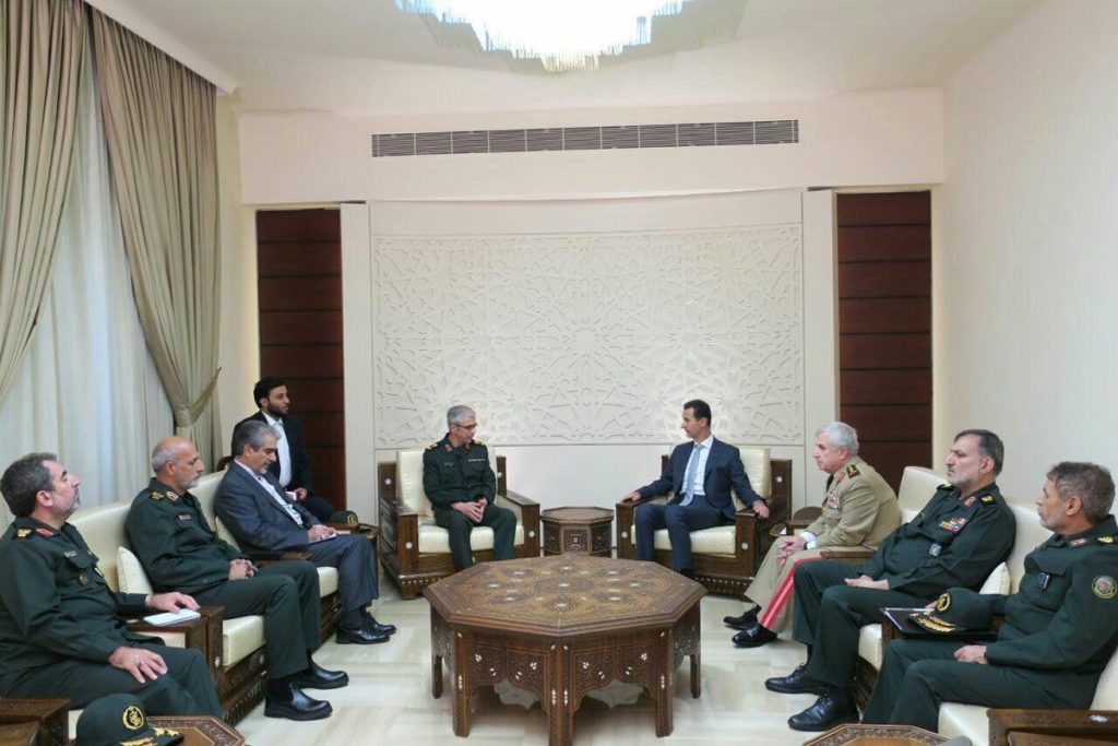 Iranian Chief Of Staff Met With Syrian President