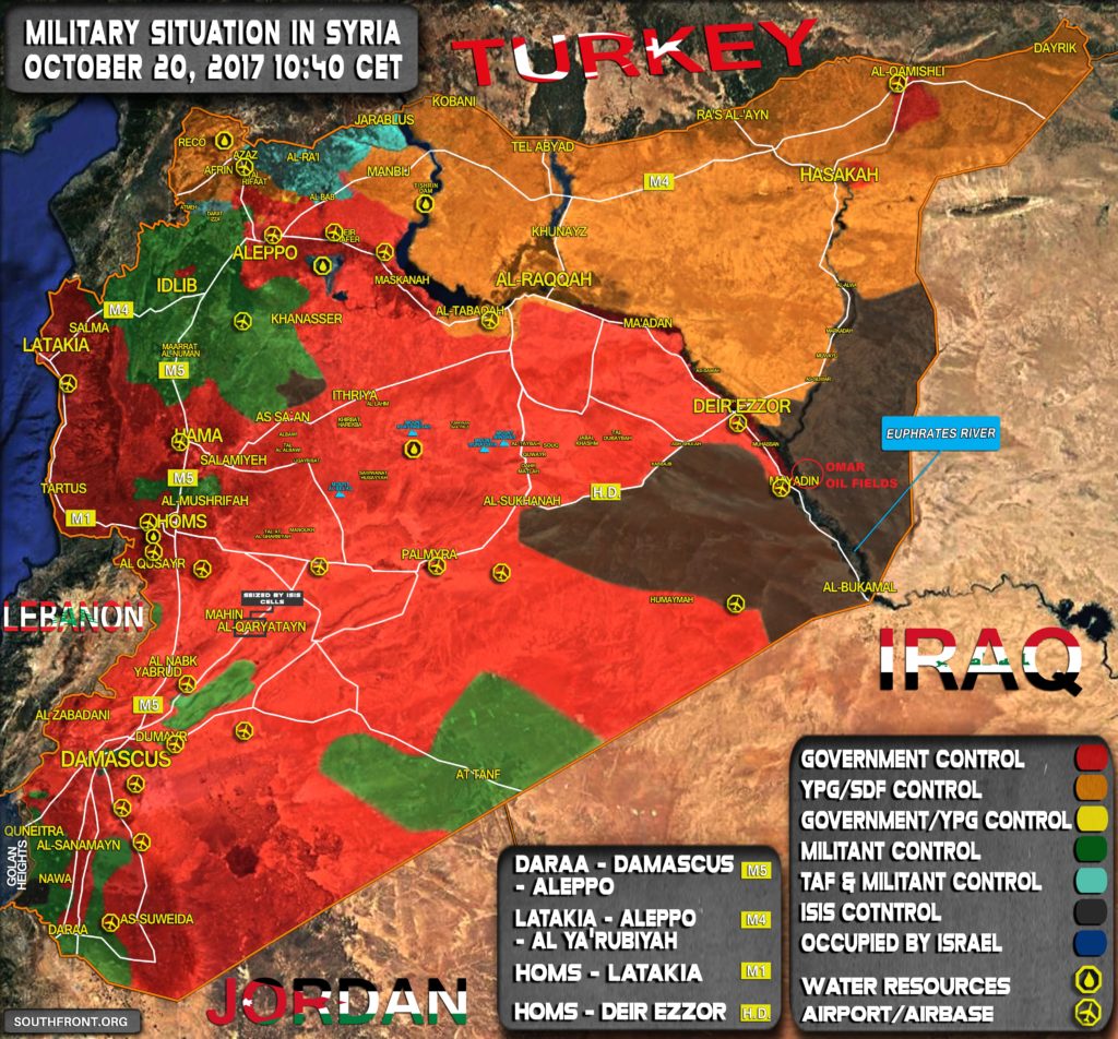 ISIS Withdrew From Omar Oil Fields Amid Syrian Army Advance Towards Them