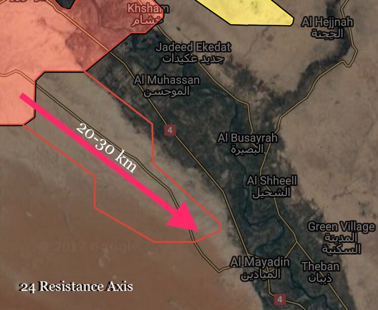 Syrian Troops Capture Two Important Hills En Route To ISIS Stronghold Of Mayadin (Map)