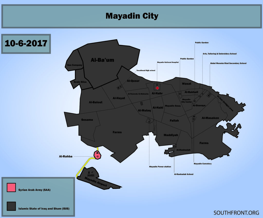 Syrian Army Is Storming ISIS Stronghold Of Mayadin (Maps)