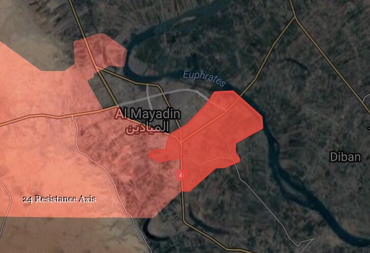 In Maps: Liberation Of Mayadin City From ISIS By Syrian Army