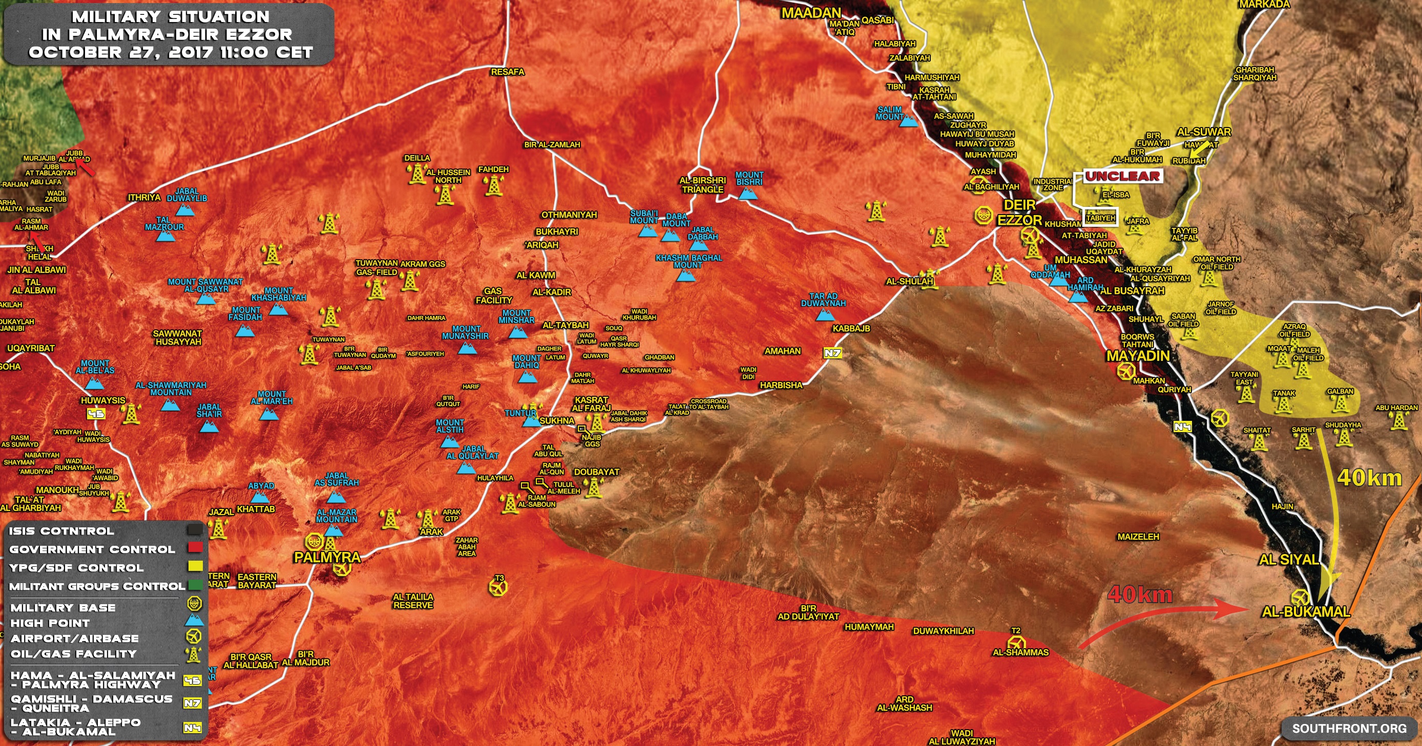 US-led Coalition Planning To Advance On Strategic Border Town Of Al-Bukamal