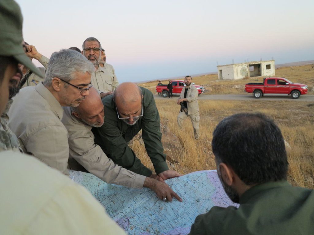 Chief of Staff Of Iranian Armed Forces Visits Frontline Against Terrorists Near Aleppo CIty