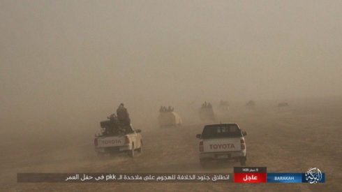 ISIS Attacks Syrian Democratic Forces Positions In Omar Oil Fields (Photos)