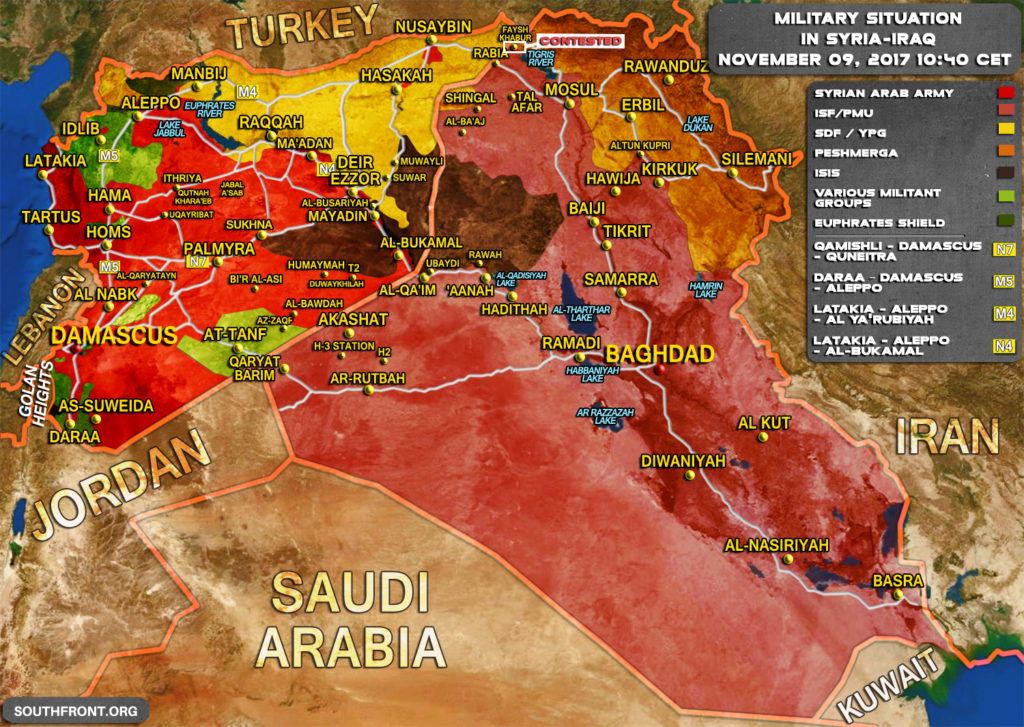 Overview: Syrian Army Operation To Liberate Strategic City Of Al-Bukamal