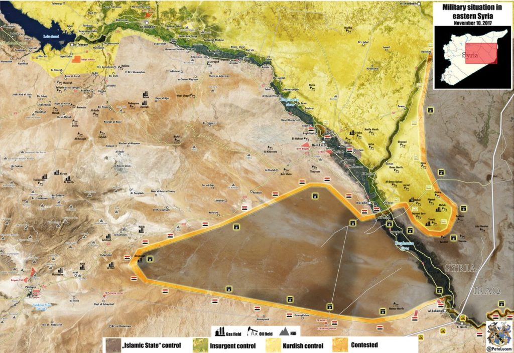 Syrian Troops Still Struggling To Secure Al-Bukamal Area Amid ISIS Coutner-Attacks (Map)