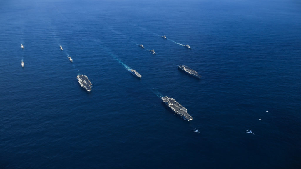 Three Carrier Strike Groups In Show Of US 'Negotiating Strategy' Off North Korea (Photos, Videos)