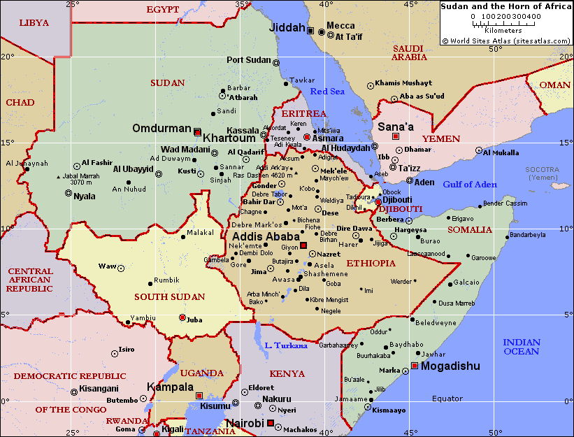 The Horn of Africa + Sudan are replacing the Middle East as the Geo-Political Danger Zone