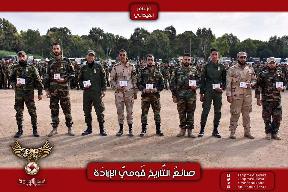 Photos: SSNP Military Wing Members Receive Russian Medals For Participating In Ongoing Anti-Terrorist Campaign In Syria