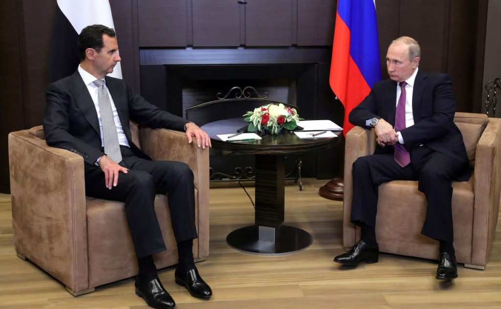 Syrian President Assad Meets With Putin In Russia's Sochi