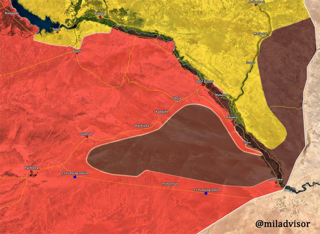 Syrian Troops Develop Momentum In Countryside Of Al-Bukamal (Map)