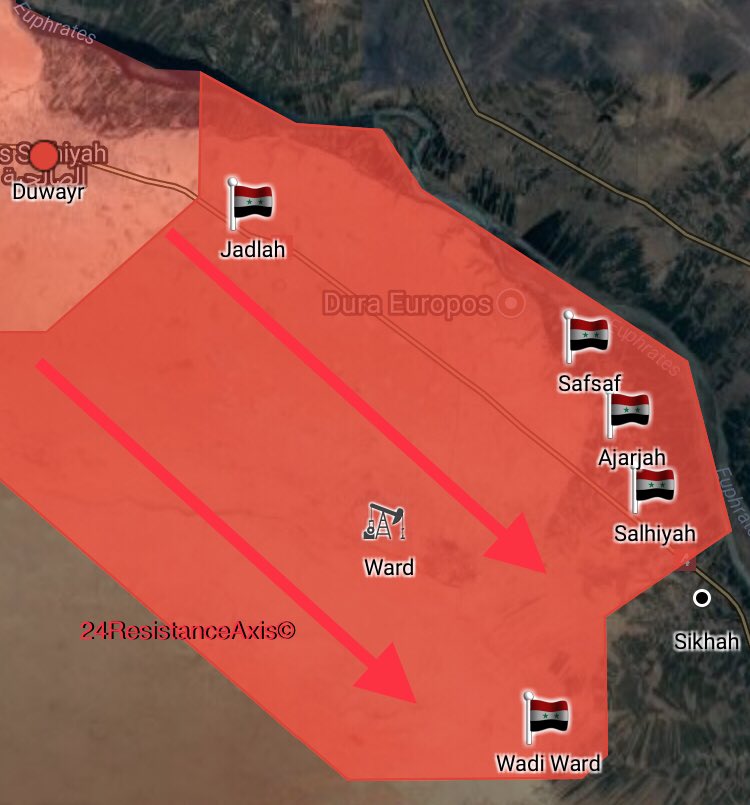 Syrian Army Crushes ISIS Defenses And Captures Nine Villages South Of Mayadin (Map, Photos)