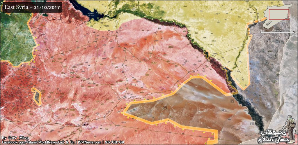 Syrian Army, Hezbollah Pushing Towards ISIS-held Town Of Al-Bukamal From Southwestern Direction (Maps)