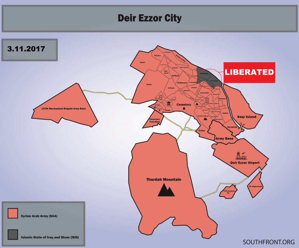 Syrian Army Liberated Deir Ezzor. Overview Of Deir Ezzor Operation Sept. 5 - Nov. 3 (Maps)