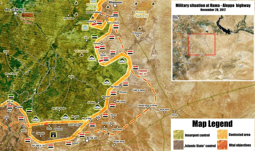 Map Update: Syrian Army Has Liberated 17 Villages From Hayat Tahrir al-Sham Since Start Of Advance Near Khanasser Highway