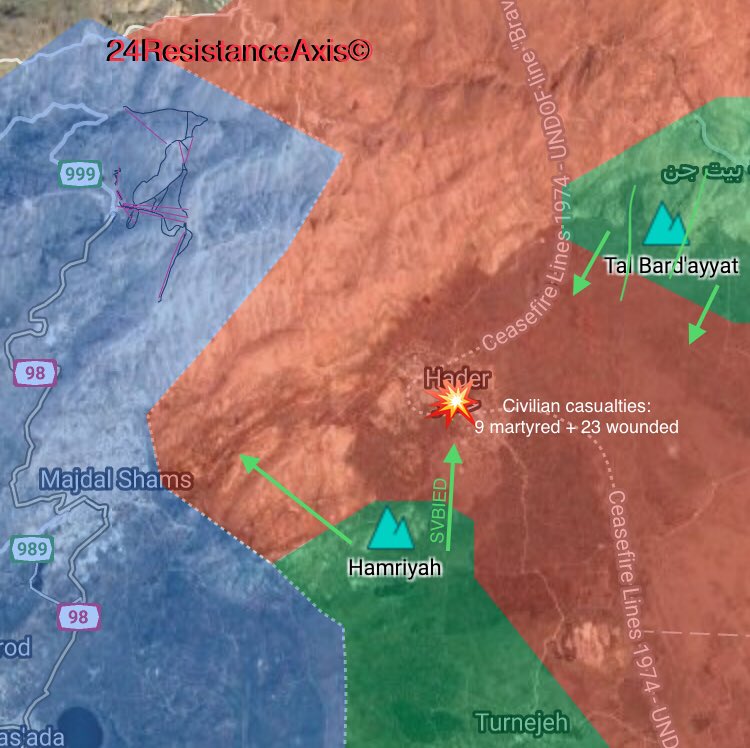 Syrian Forces Repel Large Al-Qaeda Attack In Hadar Town Near Frontline With Israel