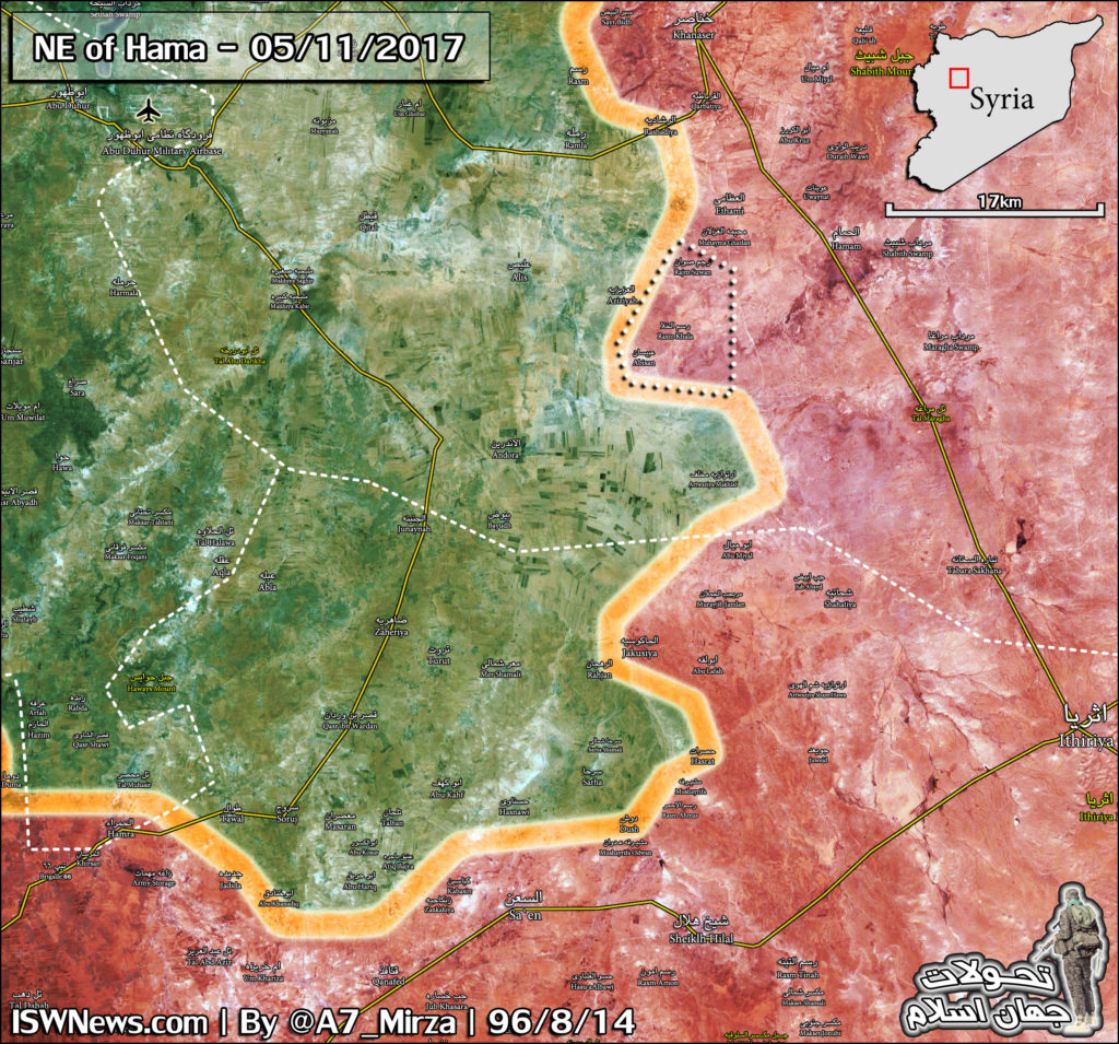 Syria Map Update: Military Situation In Northeastern Hama