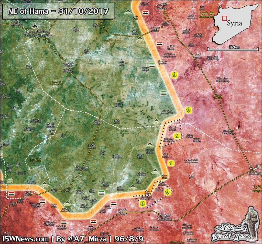 Map Update: Government Forces Liberated Large Area From Terrorists In Northern Hama