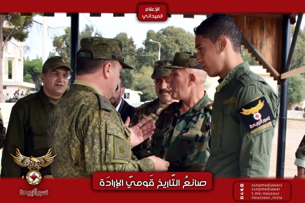 Photos: SSNP Military Wing Members Receive Russian Medals For Participating In Ongoing Anti-Terrorist Campaign In Syria