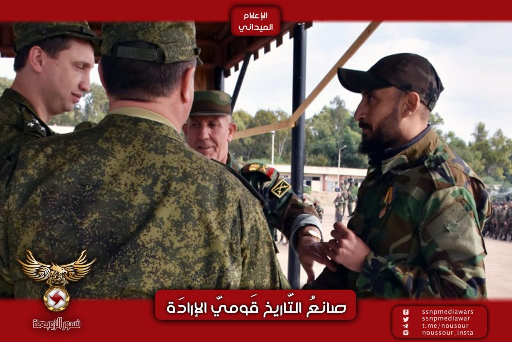 Photos: SSNP Military Wing Members Receive Russian Medals For Participating In Ongoing Anti-Terrorist Campaign In Syria