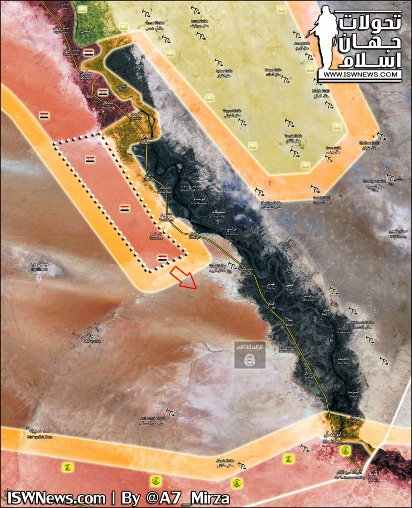 Tiger Forces Push Towards al-Bukamal, Syrian Army And Hezbollah Still Clash With ISIS There (Maps, Photos)