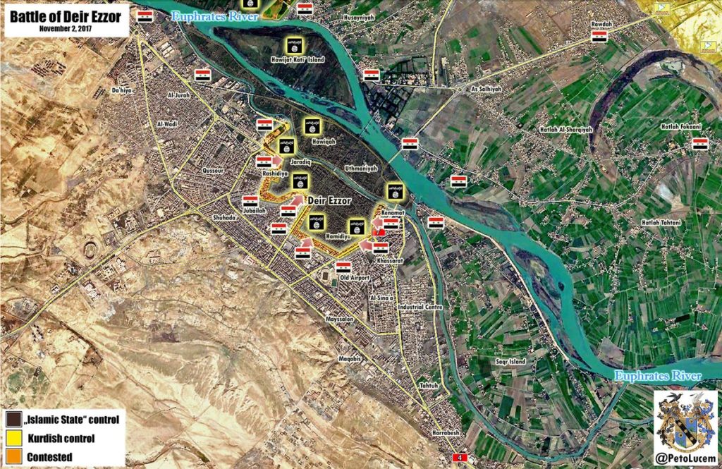 ISIS Is About To Give Up Ghost In Deir Ezzor City (Maps)