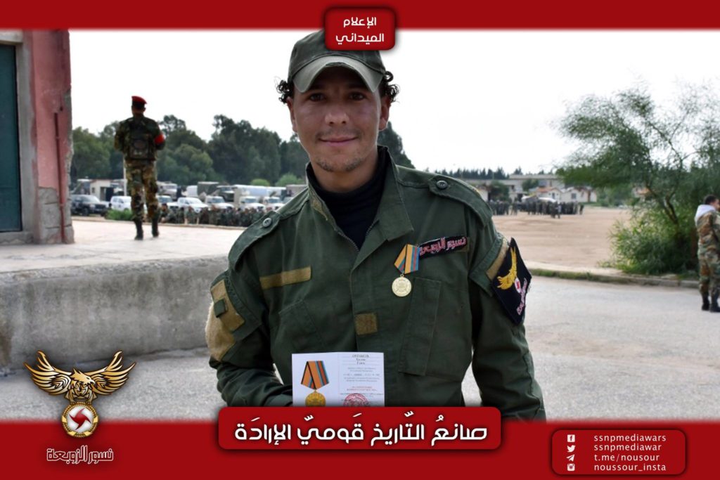 Photos: SSNP Military Wing Members Receive Russian Medals For Participating In Ongoing Anti-Terrorist Campaign In Syria