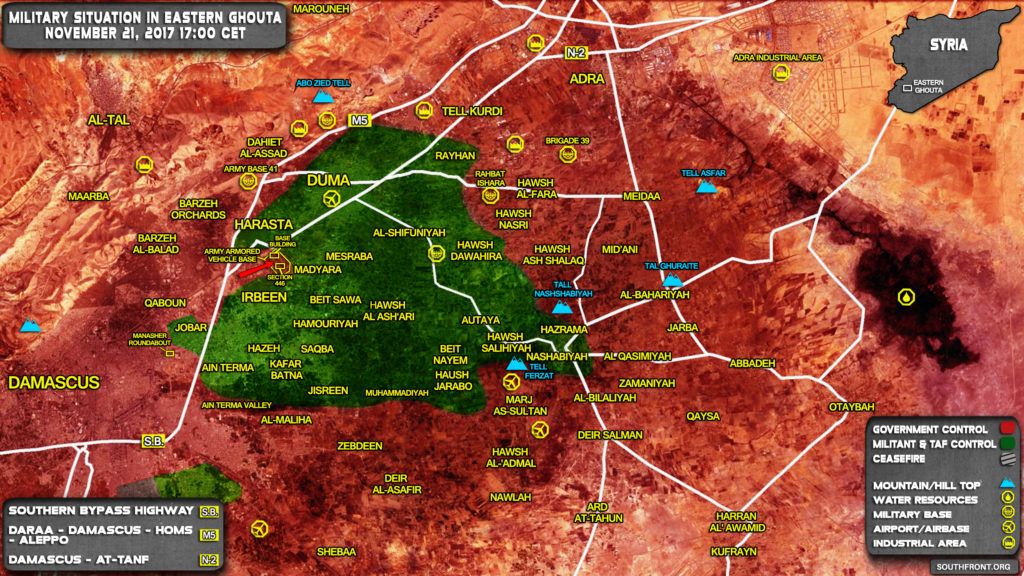 There Is Only Escalation In Eastern Ghouta De-Escalation Zone - UN