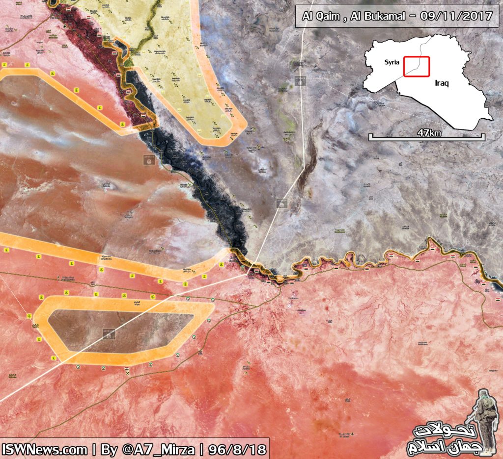 Map Update: Military Situation In Syrian-Iraqi Border Area After Liberation Of Al-Bukamal And Al-Qaim