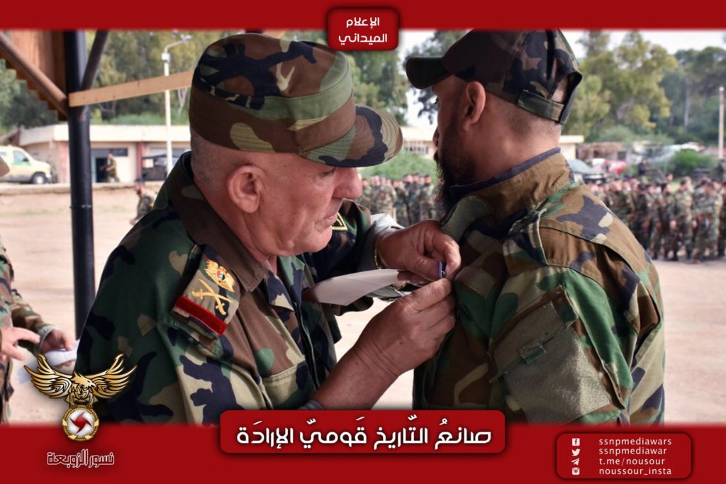 Photos: SSNP Military Wing Members Receive Russian Medals For Participating In Ongoing Anti-Terrorist Campaign In Syria