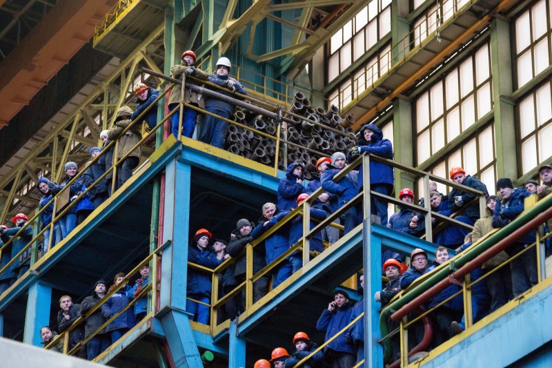 Nuclear-Powered Submarine Prince Vladimir Was Floated In Russia's Severodvinsk (Photos)